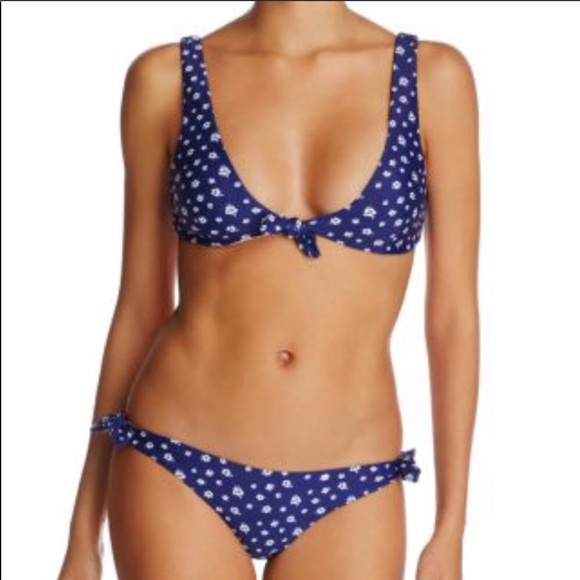 Mink pink mantaray floral bikini set - Picture 1 of 6
